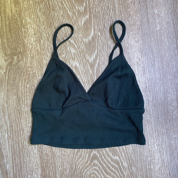 Urban Outfitters Tops - Forest Green Cami Crop Top